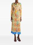 ETRO платье с принтом, нейтральный - фото 2