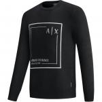 Свитшот AE мужской ARMANI EXCHANGE, черный - фото 3