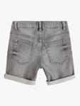 Детские хлопковые джинсовые шорты Lindex, Grey - фото 2