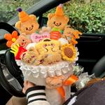 AECELI Кремовый мишка букет плюшевая цветочная кукла - фото 7