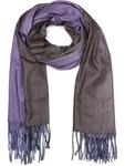 Шарф styleBREAKER, цвет lila/grau - фото