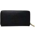 Кожаный клатч на молнии из коллекции Champs Gala, черный - фото 2