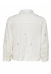 Блуза ONLY ONLCANDY CROPPED SHIRT , White - фото 2