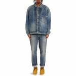 MADNESS Джинсовая куртка унисекс синяя, Blue - фото 4