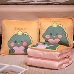 Fluffy bear Creative Cartoon Multi Use Pillow With Hood Dinosaur Doll Products - фото 8