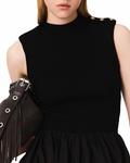 Мини-платье с пузырчатым подолом Maje, черный - фото 3