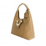 Стеганая сумка-хобо True Religions Horseshoe Medium, коричневый - фото 3