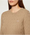 Свитер Slim fit Gant, бежевый - фото 4