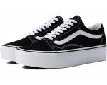 Кроссовки Vans Old Skool Stackform, цвет Suede/Canvas Black/True White - фото