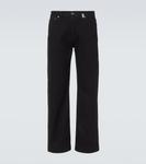 Широкие джинсы McQueen, черный - фото