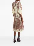 Платье миди с принтом пейсли ETRO, нейтральный - фото 3