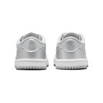 Кроссовки Jordan 1 Low OG Metallic Silver TD, белый - фото 5