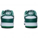 Женские кроссовки для скейтбординга Nike Dunk, Зеленый/Белый - фото 4