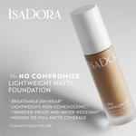 Тональная основа Isadora Lightweight Matte Foundation, 01C / 30 ml - фото 5
