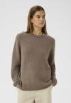 Джемпер InWear HARRIETIW SLEEVE PULLOVER, Sandy Grey/Light Brown - фото