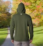 Толстовка с капюшоном Columbia, Surplus Green, Sahara Duck Flag - фото 9