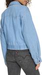 Женская джинсовая куртка-бомбер Levi's в стиле вестерн, Light Wash Denim - фото 4