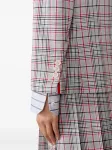 Пиджак в клетку Thom Browne, серый - фото 6
