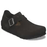 Сандалии london suede Birkenstock, черный - фото