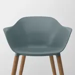 Стул с подлокотниками, серо-бирюзовый GRÖNSTA IKEA - фото 2