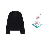 Джемпер с вышитым логотипом WE11DONE, черный - фото 3