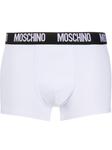 Moschino боксеры с логотипом, белый - фото
