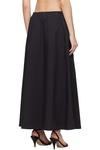 Юбка макси со шнурком Matteau, черный - фото 3
