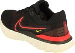Nike Mens React Infinity Run Fk 3, Black Sirena Red Team Red Volt 007 - фото 2