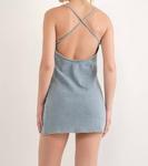 Саванна мини-платье из денима Pretty Garbage, Denim - фото 3