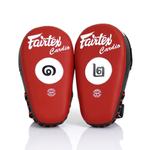 Перчатки Fairtex Angular Focus Mitts, красный/черный - фото