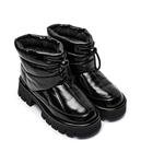 Ботинки женские Michael Kors Бартон лакированные утепленные, черный - фото 3