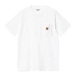 Футболка Carhartt WIP Pocket Heart, White - фото