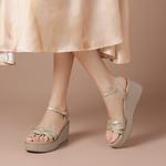 Сандалии женские Boerdiqi, бежевый - фото 18