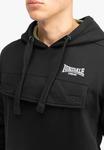 Худи Lonsdale NORMALE PASSFORM RUSHEN, Black White Olive/Black - фото 4