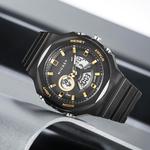 Disney Часы Mickey Series Electronic Movement TPU Strap Watch Unisex Black Dial - фото 6