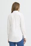 Блуза PULZ Button-down blouse, Bright White/Off-White - фото 3