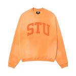 Свитер Stussy Stu Appliqué Crew, Orange - фото