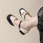 Туфли Мэри Джейн женские Josiny, бежевый/коричневый - фото 9