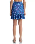 Мини-Юбка-Парео с оборками Coniglio Palm Beach, синий - фото 3