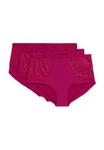 Брифы Marks & Spencer 3PK AMELIA HIGH RISE, Dark Raspberry/Berry - фото 4