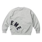 Свитер x nike arc crewneck 'grey black' Supreme, серый - фото 2