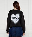 Свитшот Hugo Darace Loose Fit, черный - фото 3