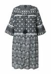 Летняя куртка MIXED PRINT LONGLINE SLEEVE OPEN SHAPE Ulla Popken, темно-синий - фото 7