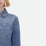 Рубашка женская Bottega Veneta, синий - фото 4