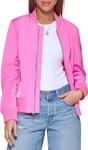 Женская куртка-бомбер Levi’s Melanie Newport с карманом на рукаве, ярко-розовый - фото