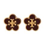 Серьги-гвоздики Kira Flower TORY BURCH - фото