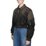 Acne Studios Куртка-бомбер с меховым воротником, Dark Brown - фото 4