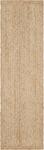 Ковер-дорожка SAFAVIEH, 77 x 366 см, Natural Fiber Collection, Natural, ручной работы из джута, идеально для помещений с высокой проходимостью в гостиной, спальне (NF461A) - фото 3