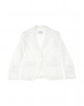 Блейзер для девочек Ermanno Scervino Junior, белый - фото
