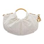 DIOR Женская белая кожаная сумка через плечо - фото 2